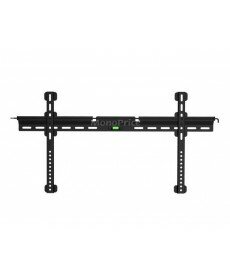 Monoprice - Ultra-Slim Low Profile Wall Mount Bracket for LCD LED Plasma (Max 143 lbs, 32~63 inch), BLACK