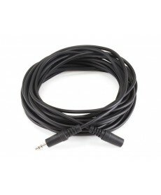 Monoprice - 25ft 3.5mm Stereo Plug/Jack M/F Cable - Black