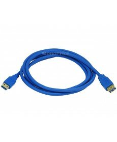 Monoprice 6ft USB 3.0 A Male to A Female Extension 28/24AWG Cable (Gold Plated)