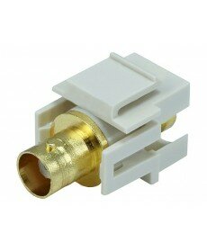 Monoprice - Keystone Jack - Modular BNC (Ivory)