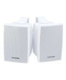 Monoprice - 5-1/4 Inches 2-Way Indoor/Outdoor Waterproof Speakers (Pair) - 40W Nominal, 80W Max