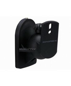 Low Profile 7.5 lb. Capacity Speaker Wall Mount Brackets (Pair), Black