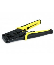 Monoprice - Cuts/Strips/Crimps Tool for 6P/8P Modular Plug w/Ratchet Type