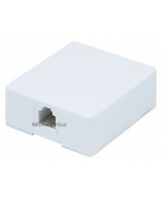 Monoprice - Surface Mount 6P4C - 1 port