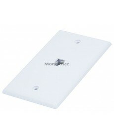 Monoprice Wall Plate Jacks 6P4C RJ11/12 Single - Smooth Type