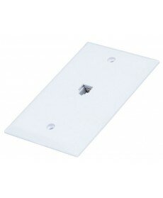 Monoprice - Wall Plate Jacks 6P6C Single - Flush Type