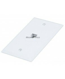 Monoprice Wall Plate Jacks 8P8C ( RJ45 ) Single - Flush Type