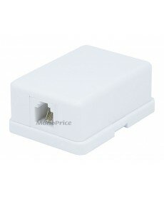 Monoprice - Surface Mount 6P6C - 1 port (Compact Style)