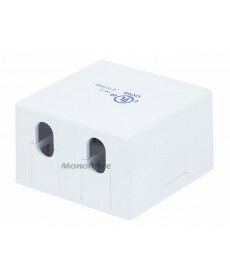 Monoprice - Surface Mount Box 2 port