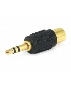 Monoprice - 3.5mm Stereo Plug to RCA Jack Adaptor - Gold Plated