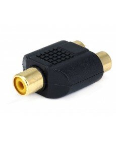 Monoprice - RCA Jack to 2 RCA Jack Splitter Adaptor - Gold Plated