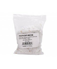 Monoprice - RJ-45 MODULAR PLUGS RJ45 - 100 PACK FOR STRANDED CABLE