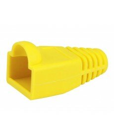 Monoprice - [50pcs] RJ-45 Color Coded Strain Relief Boots - Yellow