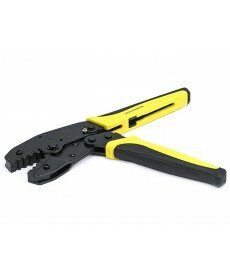 Monoprice - Multi-Function Crimping Tool w/Ratchet Type for RG58, 174, Fiber Optic