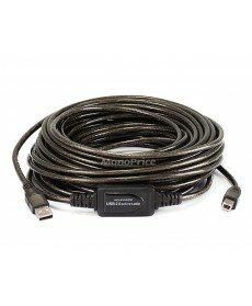 Monoprice 49ft 15M USB 2.0 A Male to B Male Active Cable