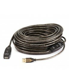 Monoprice 82ft 25M USB 2.0 A Male to A Female Active Extension / Repeater Cable (Kinect & PS3 Move Compatible Extension)
