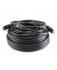 Monoprice 100ft 26AWG CL2 Standard Speed HDMI Cable w/ Built-in Equalizer - Black