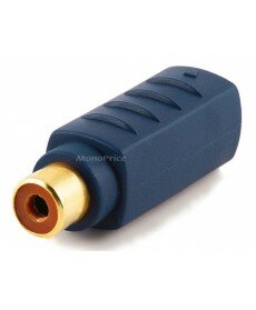 Monoprice S-Video (VHS) Female to RCA Female Adapter - Gold Plated