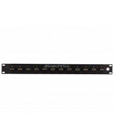 Monoprice - 19 inches 12-Port HDMI® Interface Patch Panel