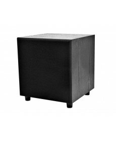 Monoprice - 8 Inch 60-Watt Powered Subwoofer - Black