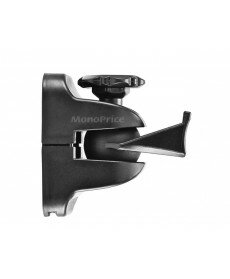 Monoprice Tilting/Swivelling Speaker Wall Mounting Bracket - Black (Max 4LBS) - Set of 2