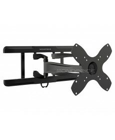Monoprice Ultra-SLIM Adjustable Tilting/Swiveling Wall Mount Bracket for LCD LED Plasma (Max 55Lbs, 17~37inch)