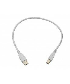 Monoprice 1.5ft USB 2.0 A Male to B Male 28/24AWG Cable - (Gold Plated) - WHITE