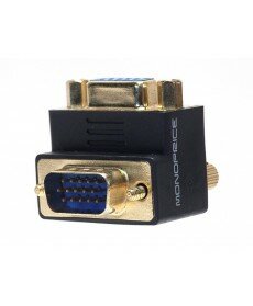 Monoprice - VGA Coupler (Female to Male) - 90 Degree (Gold Plated)