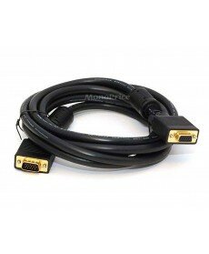 10ft SVGA Super VGA M/F Monitor Cable w/ ferrites