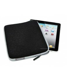 Monoprice Geometric Neoprene Sleeve for iPad - Black