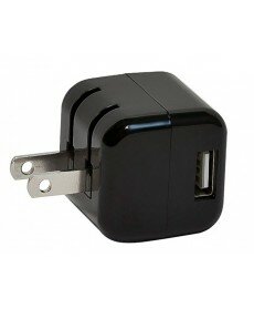 Monoprice - 2 Port USB Wall Charger 1A - Black