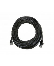 FLEXboot Series Cat6 24AWG UTP Ethernet Network Patch Cable, 30ft Black