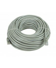 FLEXboot Series Cat6 24AWG UTP Ethernet Network Patch Cable, 100ft Gray 