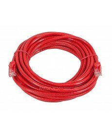FLEXboot Series Cat6 24AWG UTP Ethernet Network Patch Cable, 30ft Red