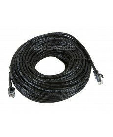 FLEXboot Series Cat6 24AWG UTP Ethernet Network Patch Cable, 100ft Black 