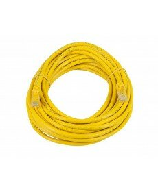 FLEXboot Series Cat6 24AWG UTP Ethernet Network Patch Cable, 30ft Yellow