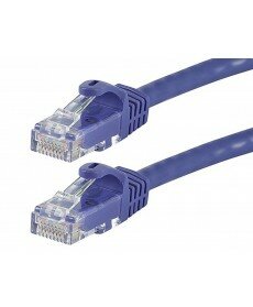 Monoprice - FLEXboot Series Cat6 24AWG UTP Ethernet Network Patch Cable, 50ft Purple