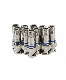 Monoprice [10pcs] Male BNC Compression Connector for RG-59