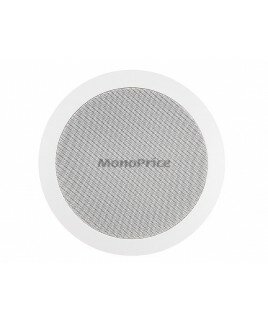  6.5 inches Glass Composite 3-Way, Dual Voice Coil, Stereo In-Ceiling Speaker Pair - 40W Nominal, 100w Max