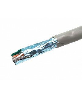 DAMAGED BOX!! 1000FT Cat 6 Bulk Bare Copper Ethernet Network Cable STP, Stranded, In-Wall Rated (CM), 550MHz, 24AWG - Gray Monoprice substitution for FT1 SALE PRICE NO EXCHANGE NO RETURN OTHER THAN FOR WARRANTY